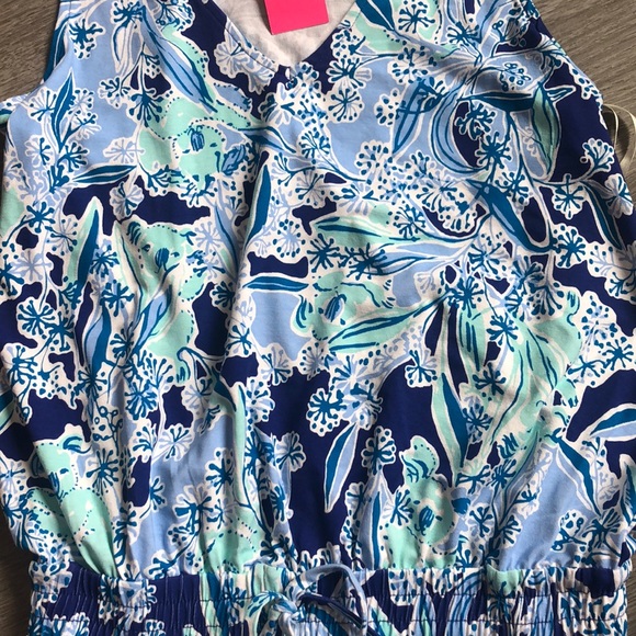 NWT Lilly Pulitzer Paulina Jumpsuit, XS, Koala - Picture 9 of 11